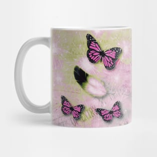 The Concept of Time, Butterflies and Birds Mug